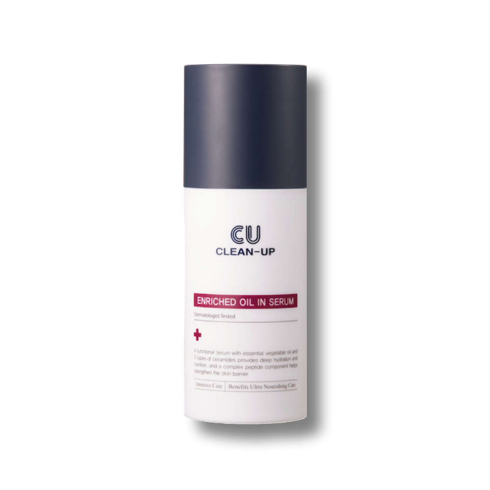 Масляна сироватка з пептидами та керамідами CU SKIN Clean-Up Enriched Oil In Serum 30ml