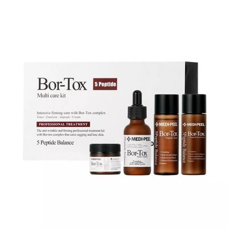 Набір для шкіри обличчя Medi-Peel Bor-Tox 5 Peptide Multi Care Kit (30ml+50g+30ml+30ml)