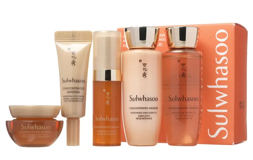 Набір для шкіри обличчя Sulwhasoo Concentrated Ginseng Anti-Aging Set 5 Items