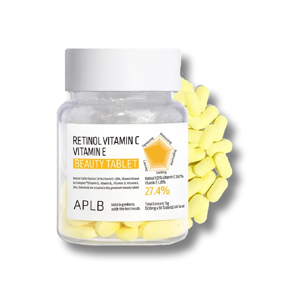 APLB Retinol Vitamin C Vitamin E Beauty Tablet 30pcs