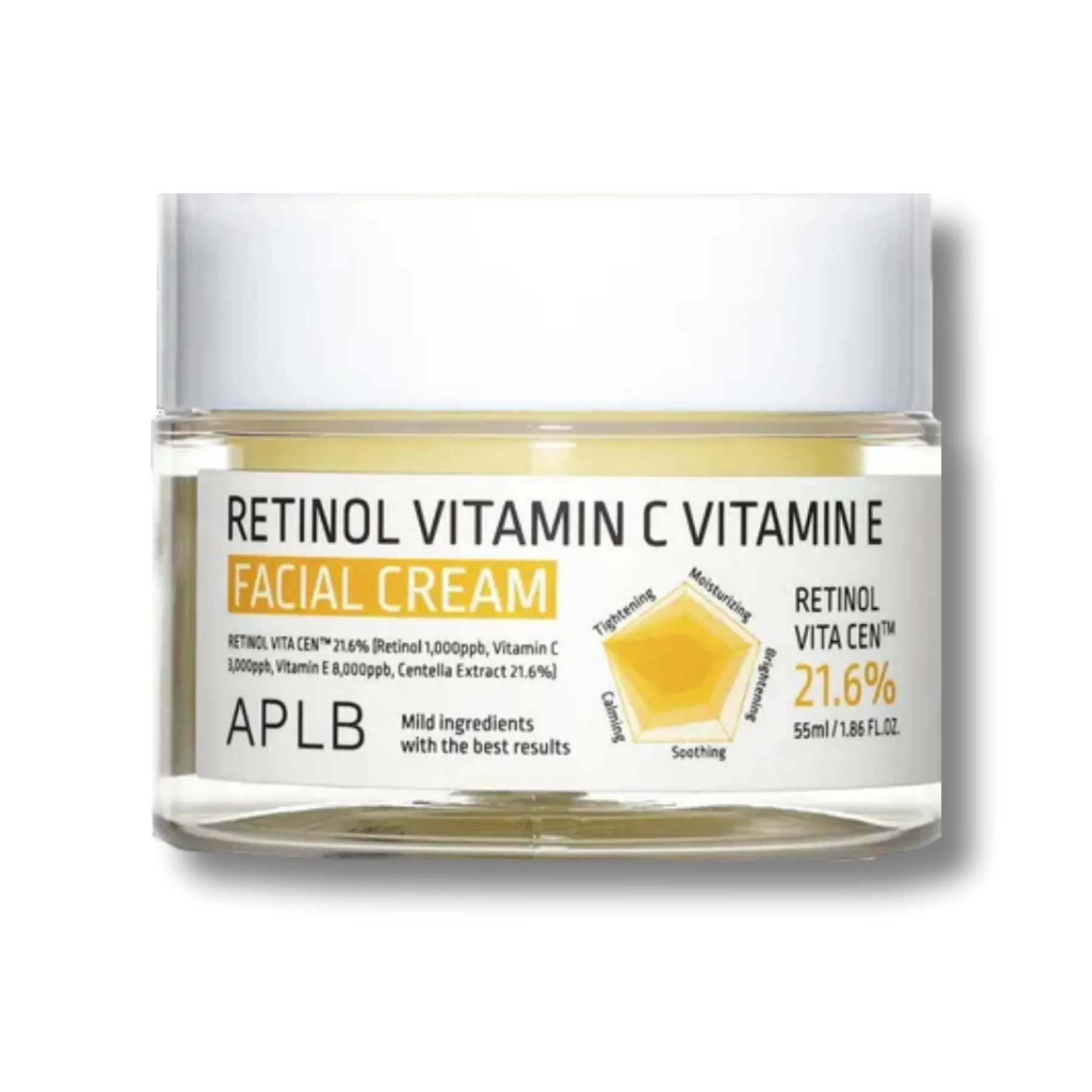 Крем для шкіри обличчя APLB Retinol Vitamin C Vitamin E Facial Cream 55ml