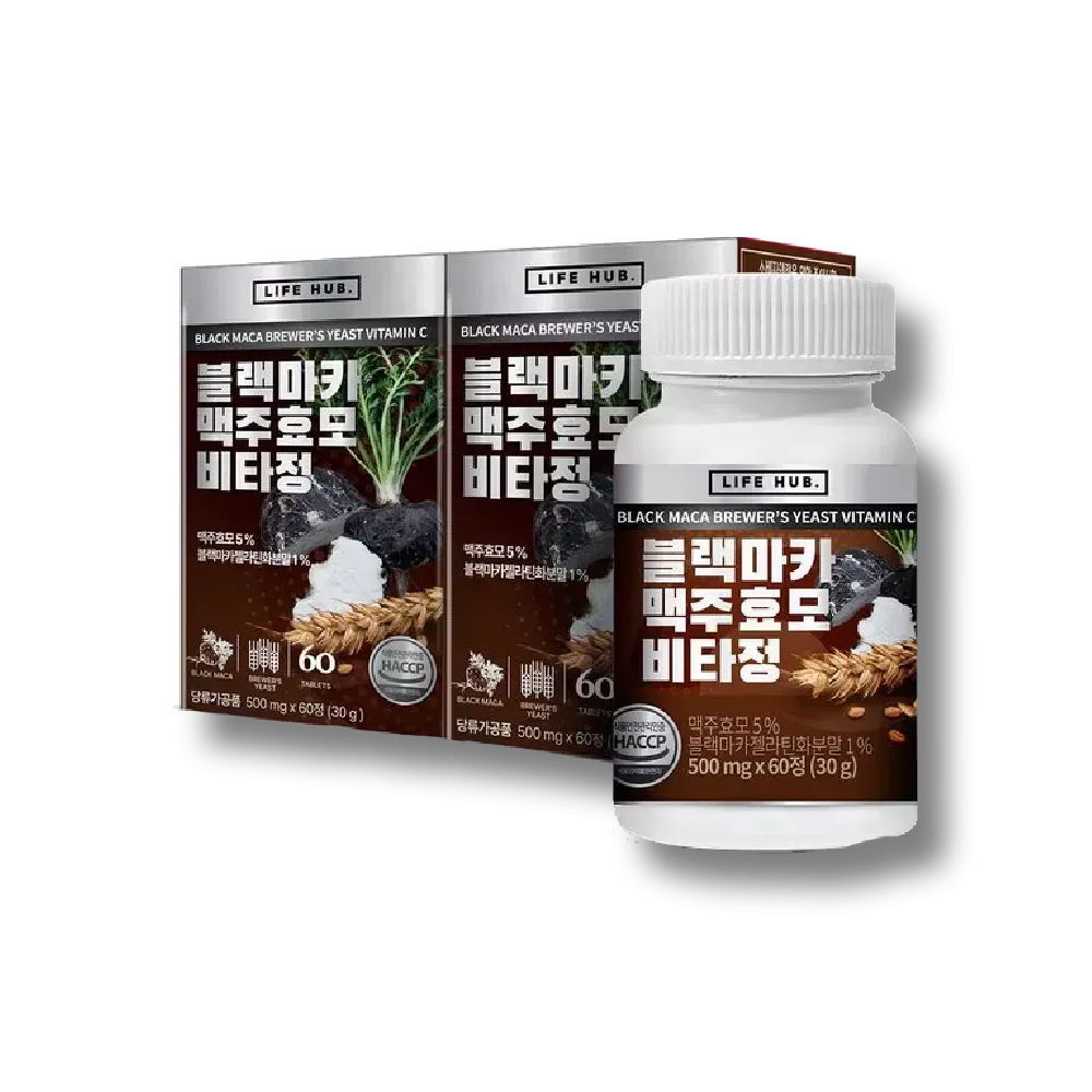 Life Hub Black Maca Brewer's Yeast Vitamin C 60pcs