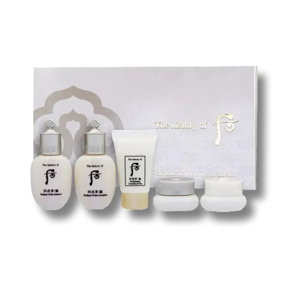 Набір для шкіри обличчя The History of Whoo Radiant White Special Gift Set 5items